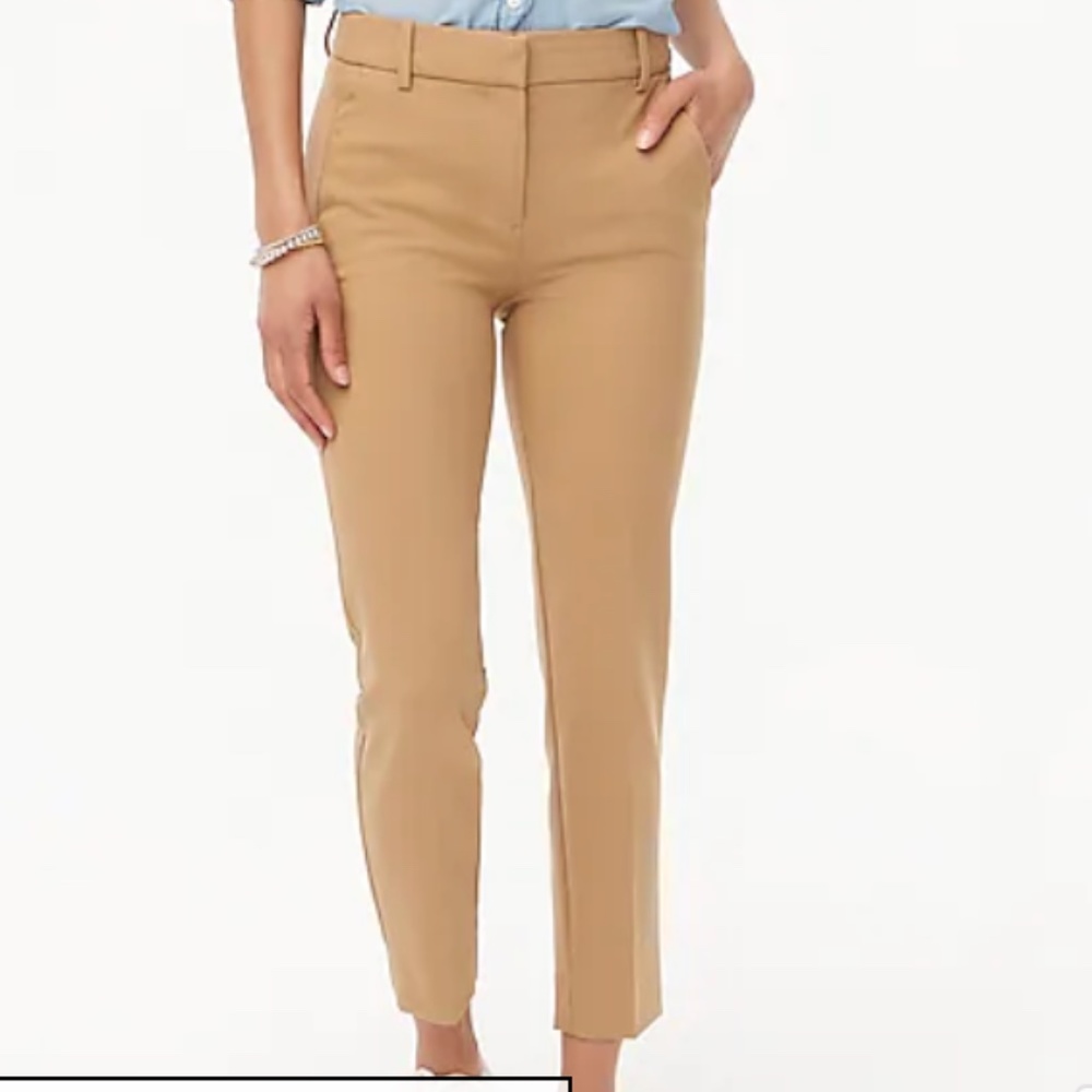 J.Crew Tan Ruby Crop Pant